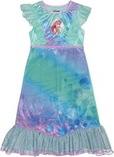 DISNEY Princess Ariel Fantasy Gown Nightgown Size 6 - NWT