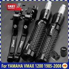 VAMX1200 Handle Grips Cap Brake Clutch Levers Set For Yamaha VMAX 1200 1985-2008