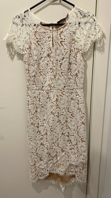 portmans white lace dress