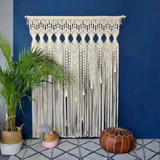 Large Macrame Wall Hanging Hand Woven Tapestry Bohemian Boho Chic Art Home Decor