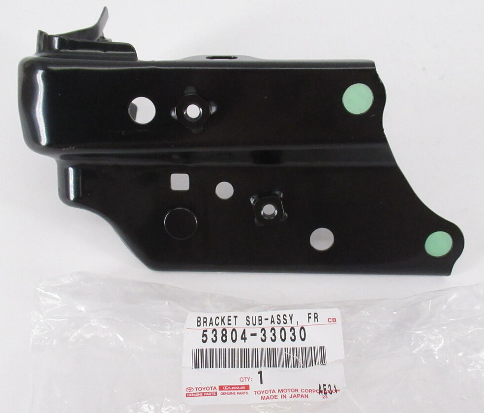 Genuine OEM Toyota 53804-33030 Driver Front Fender Bracket 2012