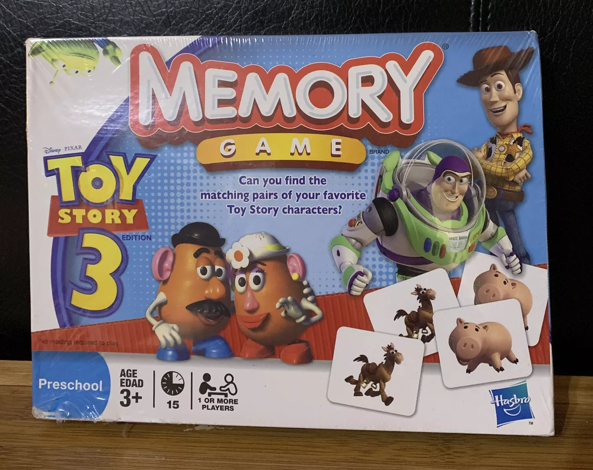 Toy Story 3 Edition Memory Game Hasbro Disney Pixar Age 3+ New Sealed