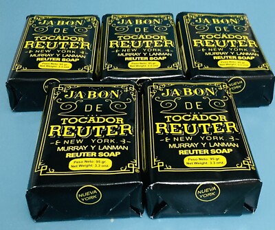 Reuter Jabon de Tocador Soap Bar 3.3 oz   Pack of 5 | Murray & Lanman