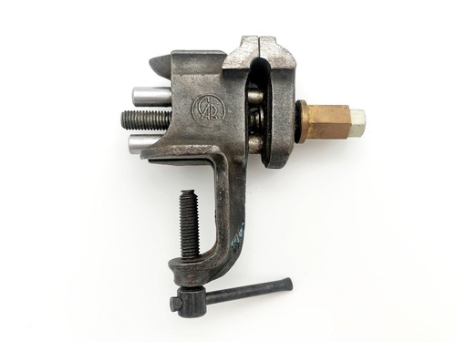 Vise with Anvil Clamp Vintage Soviet Mini Desk Vice Jewelry Tool Adjustable USSR - Picture 2 of 12