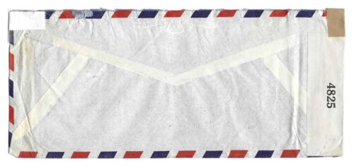 LEEWARD ISLANDS 1940 KING GEORGE V 1 SHILLING PAIR CENSORED TIED - Picture 2 of 2