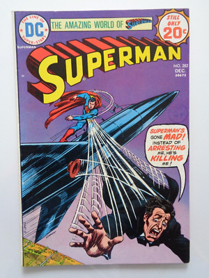 DC COMICS. 100 pages SUPERMAN DEC. 1974.  #282   - PLEASE READ CONDITION