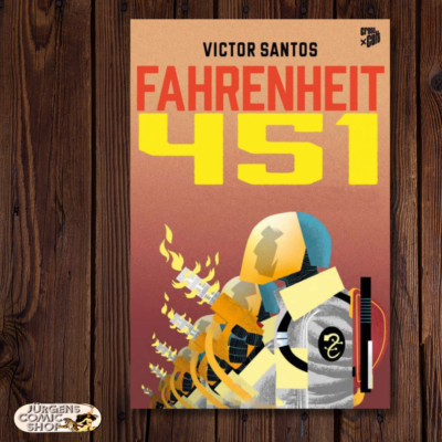 Fahrenheit 451 / Cross Cult / Dystopie / Ray Bradbury / Victor Santos / NEU