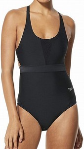 Speedo Women S Swimwear Black Usa Size 6 High Support Cut Out One Piece 98 608 Ebay