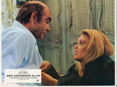 DER ANDERSON CLAN: 1 AUSHANGFOTO  SEAN CONNERY DYAN CANNON -1-