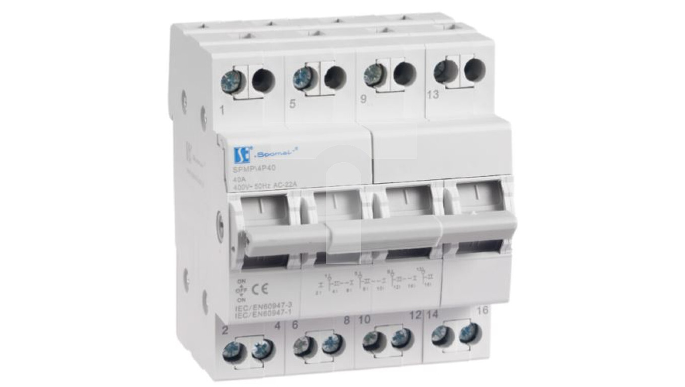 Modular network-generator switch 4P 40A SPMP4P40 /T2UK