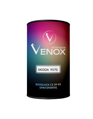 Venox Autocolor Basislack für SKODA 9570 SEA GREEN MET. 1L Spritzfertig