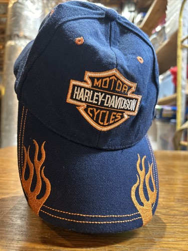 Harley davidson hat flames - Gem