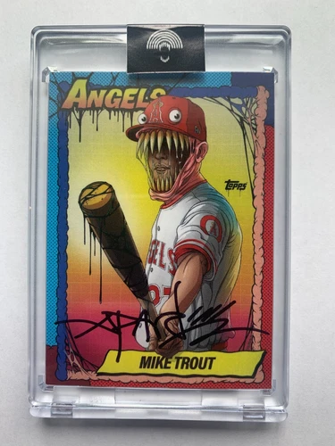 2021 Topps Project 70 #79 MIKE TROUT by Alex Pardee Auto #/99