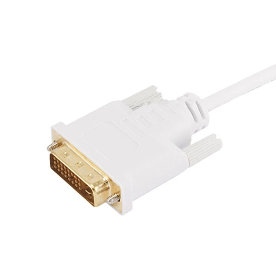 6FT Mini DisplayPort MDP Male to DVI Male Cable Mac Monitor 32AWG Gold Plated - Image 3 of 3