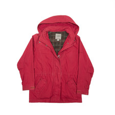 Pacific Trail Womens Blanket Lined Coat Red Hooded M