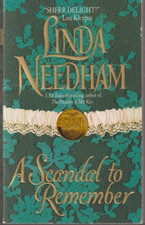 A Scandal to Remember Linda Needham Very good Paperback