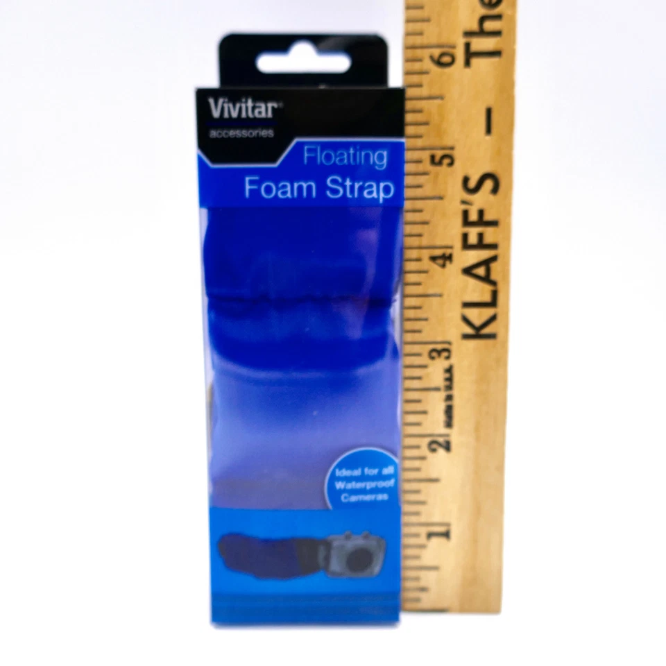 Alça de espuma azul flutuante Vivitar à prova d'água serve para todas as câmeras e binóculos nova - Imagem 4 de 4