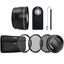 58mm Telephoto Lens + Accessory Lens Kit for CANON EOS Rebel T6i T6 T5i T5 T4i
