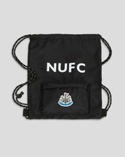 Image of NEWCASTLE UNITED FC CREST GYM BAG - OFFICIAL FOOTBALL GIFT, GYM SACK, BAG, NUFC
