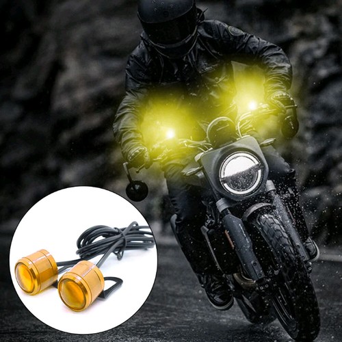 2x Motorcycle Parts Eagle Eye Flashing Signal Led Lights Accessories Universal - Picture 4 of 17