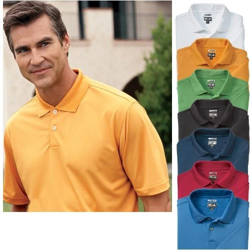 Adidas men s climalite shop blended pique polo