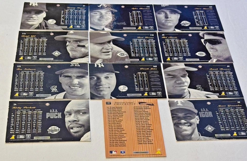 1996 Pinnacle Baseball AFICIONADO Complete Your Set, You Pick One - Image 2 of 2