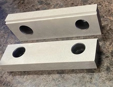 Kurt Vise 6” Step Jaws Harrdened And Ground Within .0002 Made In USA!! 