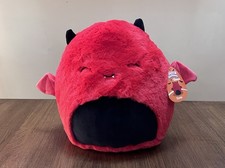 Squishmallow Dante 12 Red Bat Devil New Nwt Plush Squishmallow