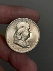 1950- D Franklin Half Dollar BU #1