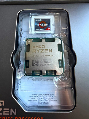 AMD Ryzen 7 7800X3D 8-Core 4.2GHz Processor Socket AM5 7000 Series
