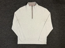 The Normal Brand Sweatshirt Mens MED Gray Puremeso Weekend 1/4 Zip Pullover