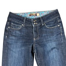 Paige Hidden Hills Dark Wash Bootcut Jeans Women's Size 27 Premium Denim