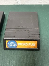 Lot Of 2 Intellivision Games Electric Company Hame Cartridges MATH & WORD FUN