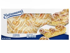🟢 New Exclusive Entenmann's CHEESE DANISH TWIST Iced Pastry Soft Cake 15oz