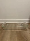 Pyrex Baking Dish 234 R Clear Glass 4 Qt Casserole Lasagna Pan 15 x10 x2 Vintage