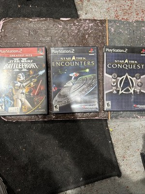 Star Trek: Conquest (Sony PS2) CIB, Very Good, Strategy, 3 Pack