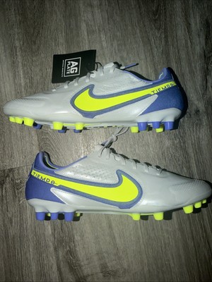 Nike Tiempo Legend 9 Elite AG DB0824-076 Gray Blue Soccer 