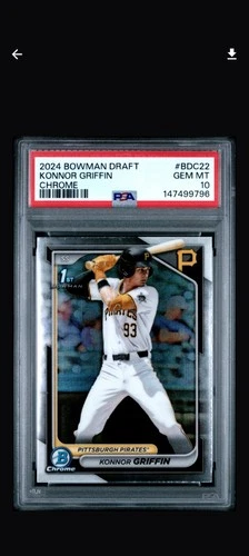 2024 Bowman Draft Chrome Konnor Griffin #BDC-22 (RC) - PSA 10