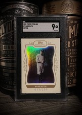 George Herman Babe Ruth SGC 9 MINT Topps 2008 Sterling /250