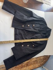 Mina Self Size Large Blazer Black Excellent Condition