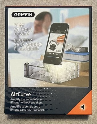 Griffin AirCurve Acoustic Amplifier for iPhone Sync Docking Station, Clear