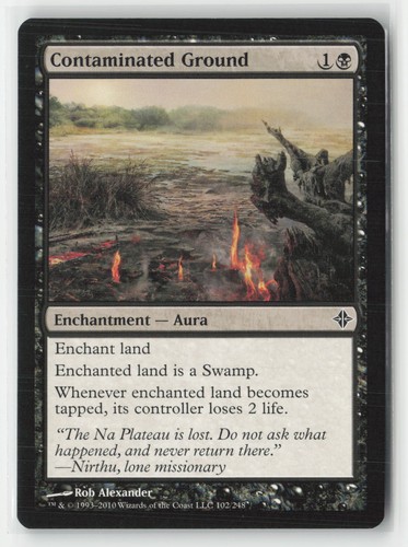 Contaminated Ground #102 Rise of the Eldrazi Common