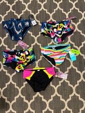 Lot Of 5 Speedo Boys or MENS Endurance Swim Brief Size 26 NWT