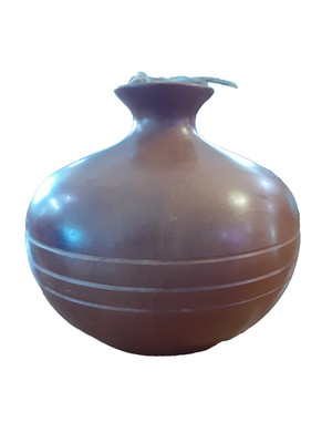 Unique-Wooden Vase Signed Danny Carrington Walland Tennessee