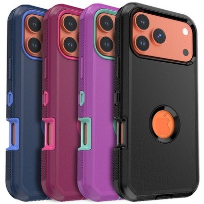 For iPhone 17 16e 15 Pro Max 14 Plus 13 12 11 Case Heavy Duty Shockproof Cover