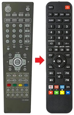 Fernbedienung geeignet für PRESTIGIO P420DVD