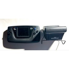 SEGA Game Gear System w/ Super Wide Gear Work...