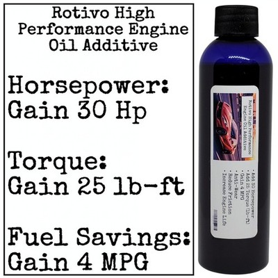 Rotivo Performance Oil Additive + 30 HP - Engine Anti-wear - Chevy Trucks
