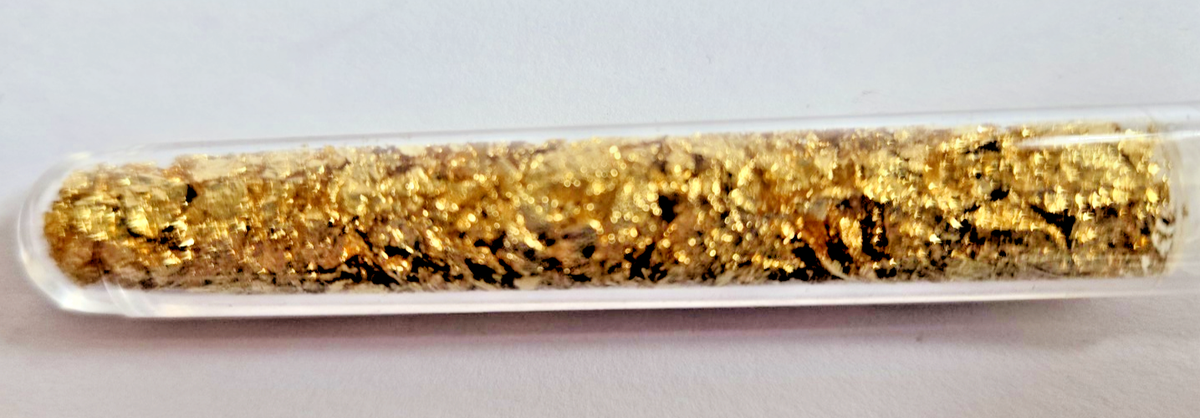 24kt Gold .999 Fine Gold Bullion Flakes One 3