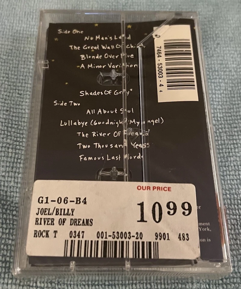 Billy Joel River Of Dreams Cassette New Sealed Vintage Tape - Image 2 of 4